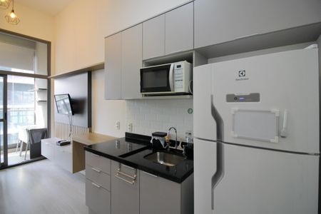 Studio para alugar com 25m², 1 quarto e sem vagaCozinha