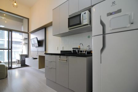 Studio para alugar com 25m², 1 quarto e sem vagaCozinha
