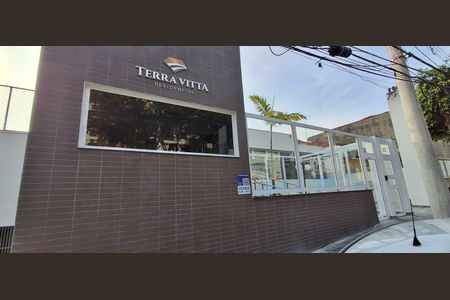 Apartamento à venda com 86m², 3 quartos e 2 vagasFachada e placa