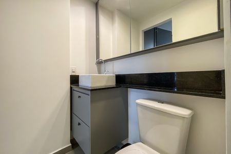 Studio para alugar com 28m², 1 quarto e sem vaga Studio para alugar com 28m², 1 quarto e sem vagaBanheiro