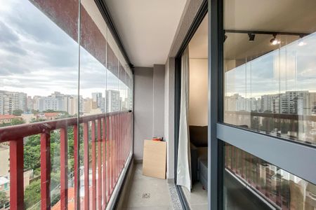 Studio para alugar com 28m², 1 quarto e sem vaga Studio para alugar com 28m², 1 quarto e sem vagavaranda