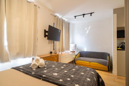 Studio para alugar com 26m², 1 quarto e sem vagaSala/Quarto