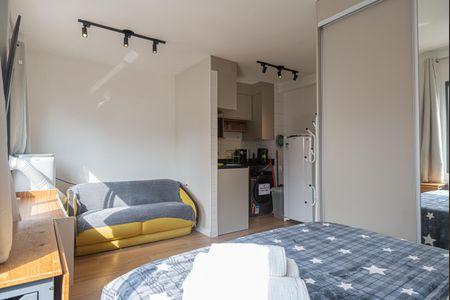 Studio para alugar com 26m², 1 quarto e sem vagaSala/Quarto