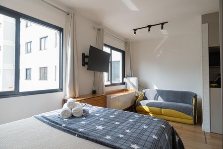 Studio para alugar com 26m², 1 quarto e sem vagaSala/Quarto