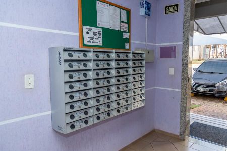 Apartamento para alugar com 51m², 2 quartos e 1 vagaÁrea comum-Hall do Bloco-Caixas de Correspondência