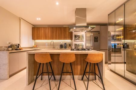 Apartamento à venda com 212m², 3 quartos e 3 vagasCozinha Americana