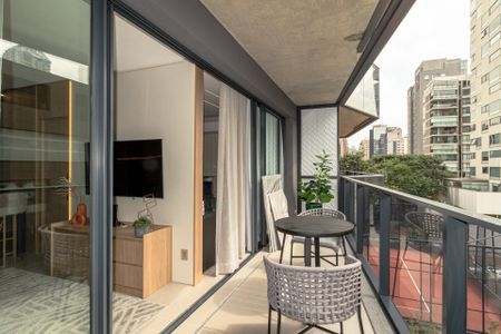 Apartamento à venda com 46m², 1 quarto e 1 vagaVaranda