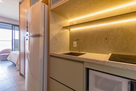 Studio à venda com 25m², 1 quarto e sem vagaCozinha