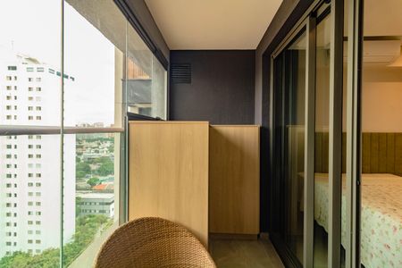 Studio à venda com 25m², 1 quarto e sem vagaVaranda