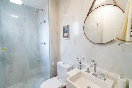 Apartamento à venda com 64m², 2 quartos e 1 vagaBanheiro Social