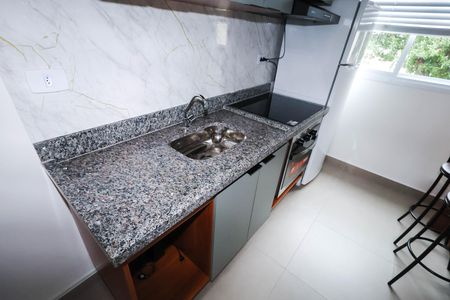 Sala e Cozinha de apartamento para alugar com 1 quarto, 34m² em Ipiranga, São Paulo