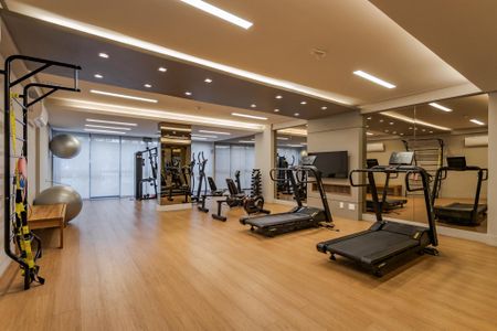 Apartamento à venda com 56m², 2 quartos e 1 vaga Apartamento à venda com 56m², 2 quartos e 1 vagaÁrea comum - Academia