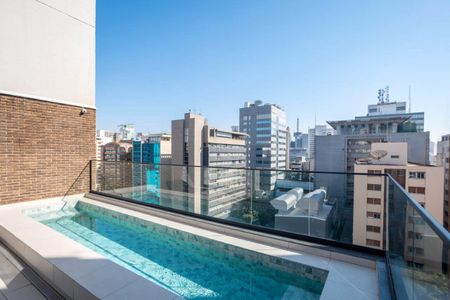 Studio à venda com 25m², 1 quarto e sem vagaPiscina