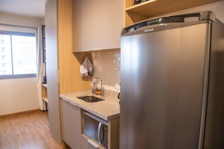 Studio à venda com 25m², 1 quarto e sem vagaCozinha