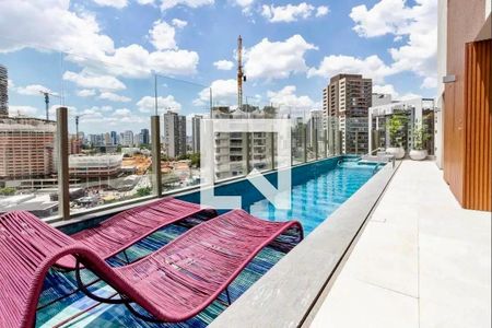 Studio para alugar com 25m², 0 quarto e sem vagaPiscina