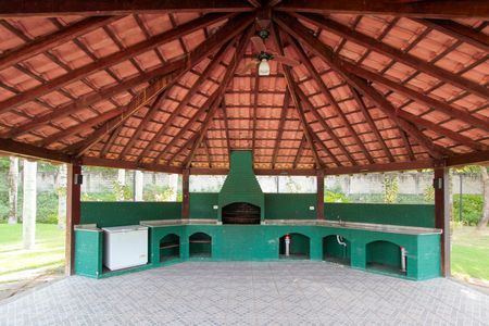 Casa de condomínio para alugar com 782m², 6 quartos e 8 vagasÁrea comum - Churrasqueira