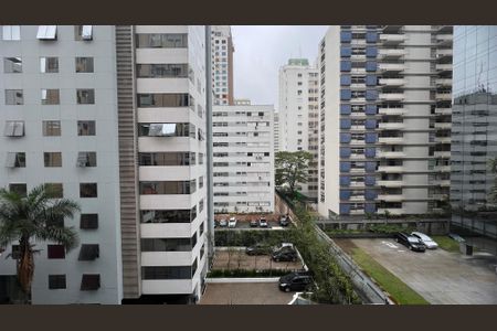 Studio para alugar com 38m², 1 quarto e 1 vaga Studio para alugar com 38m², 1 quarto e 1 vagaVista da Sacada