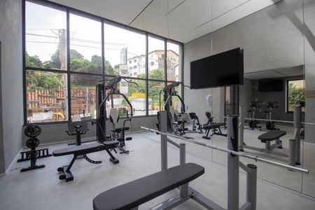 Studio à venda com 26m², 1 quarto e sem vaga Studio à venda com 26m², 1 quarto e sem vagaÁrea comum - Academia