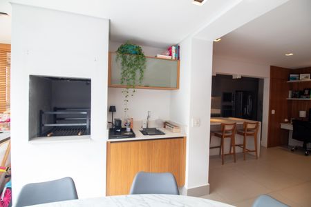 Apartamento à venda com 131m², 2 quartos e 3 vagasSala de Jantar - Churrasqueira