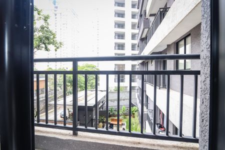 Apartamento para alugar com 28m², 1 quarto e sem vagaVaranda