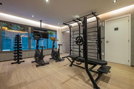 Apartamento para alugar com 38m², 1 quarto e sem vaga Apartamento para alugar com 38m², 1 quarto e sem vagaAcademia