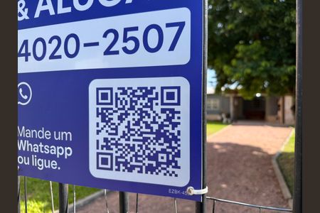 Casa à venda com 100m², 3 quartos e 1 vagaPlaquinha fachada