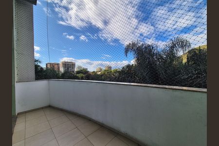 Varanda da Sala de apartamento para alugar com 4 quartos, 120m² em Recreio dos Bandeirantes, Rio de Janeiro