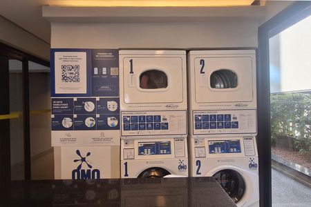 Studio para alugar com 36m², 1 quarto e 1 vagaLavanderia