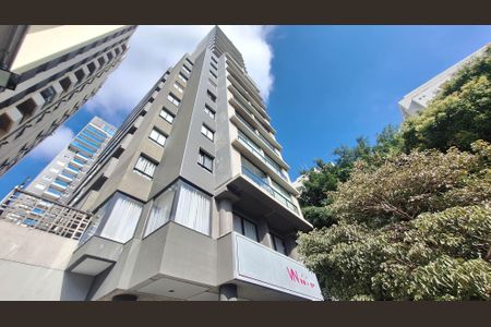 Studio para alugar com 36m², 1 quarto e 1 vagaFachada 