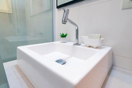 Apartamento para alugar com 140m², 2 quartos e 1 vagaBanheiro Social Detalhe