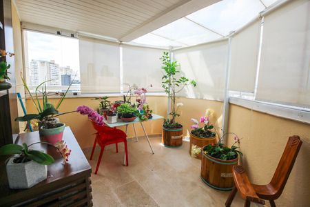 Varanda da Sala de apartamento à venda com 3 quartos, 167m² em Vila Andrade, São Paulo