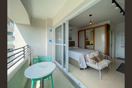 Apartamento para alugar com 25m², 1 quarto e sem vagaVaranda 