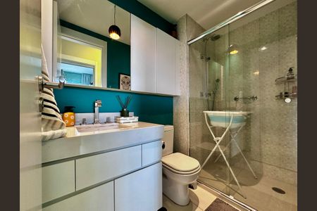 Apartamento para alugar com 72m², 2 quartos e 1 vagaBanheiro Social