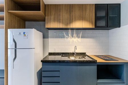 Studio à venda com 27m², 1 quarto e sem vagaCozinha