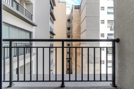 Studio à venda com 27m², 1 quarto e sem vagaVaranda