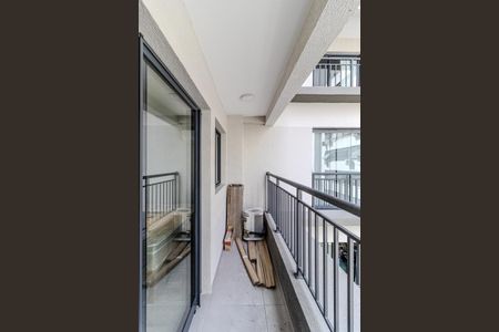 Studio à venda com 27m², 1 quarto e sem vagaVaranda