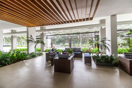 Apartamento à venda com 50m², 1 quarto e 2 vagasHall social