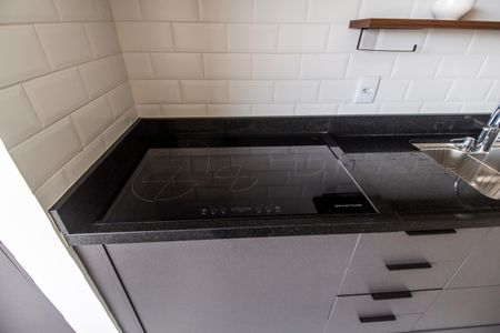 Apartamento à venda com 50m², 1 quarto e 2 vagasDetalhe da cozinha