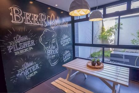 Studio à venda com 37m², 1 quarto e 1 vagaÁrea gourmet