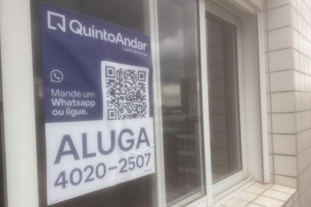 Apartamento para alugar com 77m², 3 quartos e 2 vagasPlaca - janela da Suíte