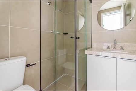 Studio para alugar com 24m², 1 quarto e sem vaga Studio para alugar com 24m², 1 quarto e sem vagaBanheiro