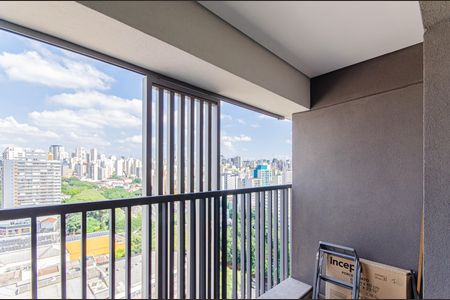 Studio para alugar com 24m², 1 quarto e sem vaga Studio para alugar com 24m², 1 quarto e sem vagaVaranda