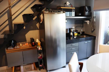 Studio à venda com 55m², 1 quarto e 1 vagaCozinha