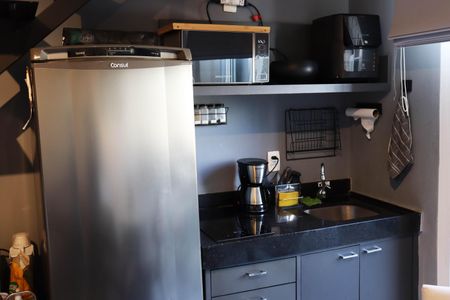 Studio à venda com 55m², 1 quarto e 1 vagaCozinha