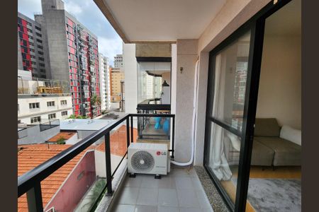Apartamento para alugar com 48m², 1 quarto e 1 vagaVaranda