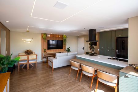 Sala de apartamento à venda com 3 quartos, 83m² em Centro, Diadema