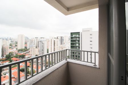 Studio para alugar com 26m², 1 quarto e sem vagaVaranda