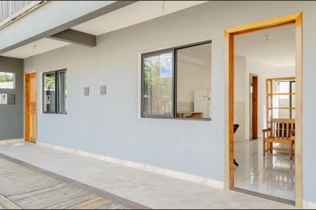 Studio para alugar com 28m², 1 quarto e sem vaga Studio para alugar com 28m², 1 quarto e sem vagaFachada / Plaquinha