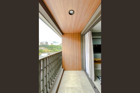 Studio para alugar com 24m², 1 quarto e sem vagaVaranda