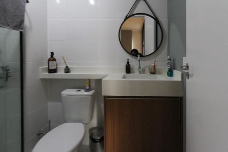 Apartamento para alugar com 32m², 1 quarto e sem vaga Apartamento para alugar com 32m², 1 quarto e sem vagaBanheiro da Suíte